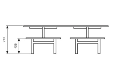 8 Seater Bench 2D(1)